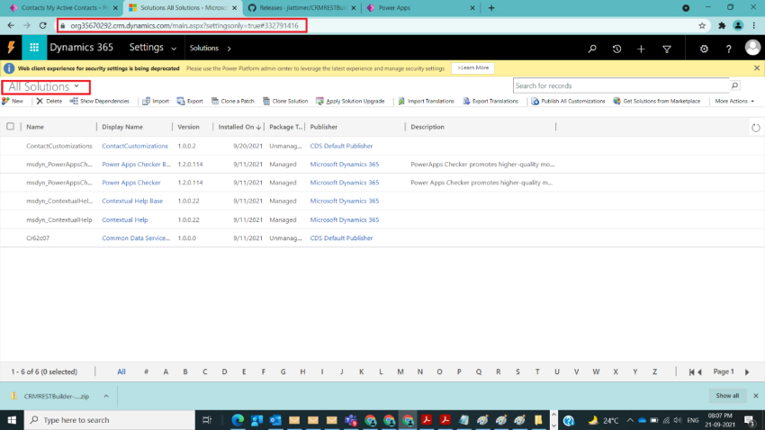 Use CRM REST Builder in Dynamics CRM